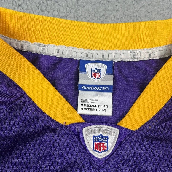 Minnesota Vikings Chester Taylor NFL Football Jersey‎ Reebok Youth M - Picture 5 of 7